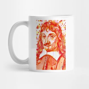 DESCARTES -watercolor portrait .1 Mug